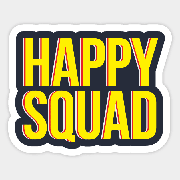 Happy Squad Sticker by aryogogo